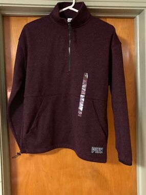 NWT Victoria's Secret Pink Quarter Zip Pull Over Size XS